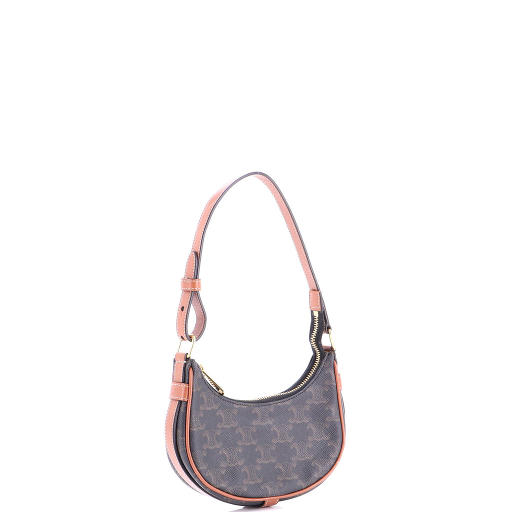 Pre owned Celine Ava Bag Triomphe Coated Canvas Mini
