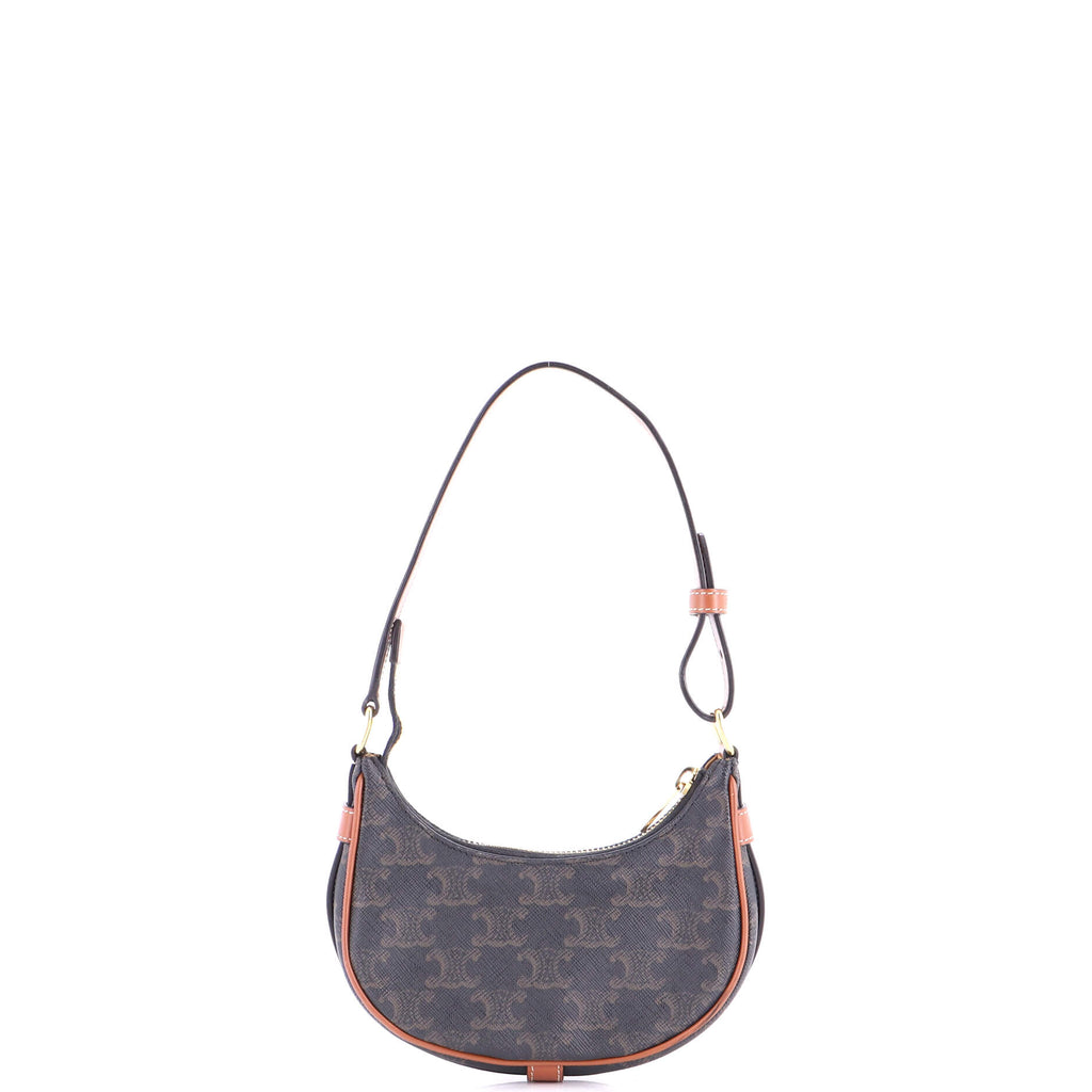 Pre owned Celine Ava Bag Triomphe Coated Canvas Mini