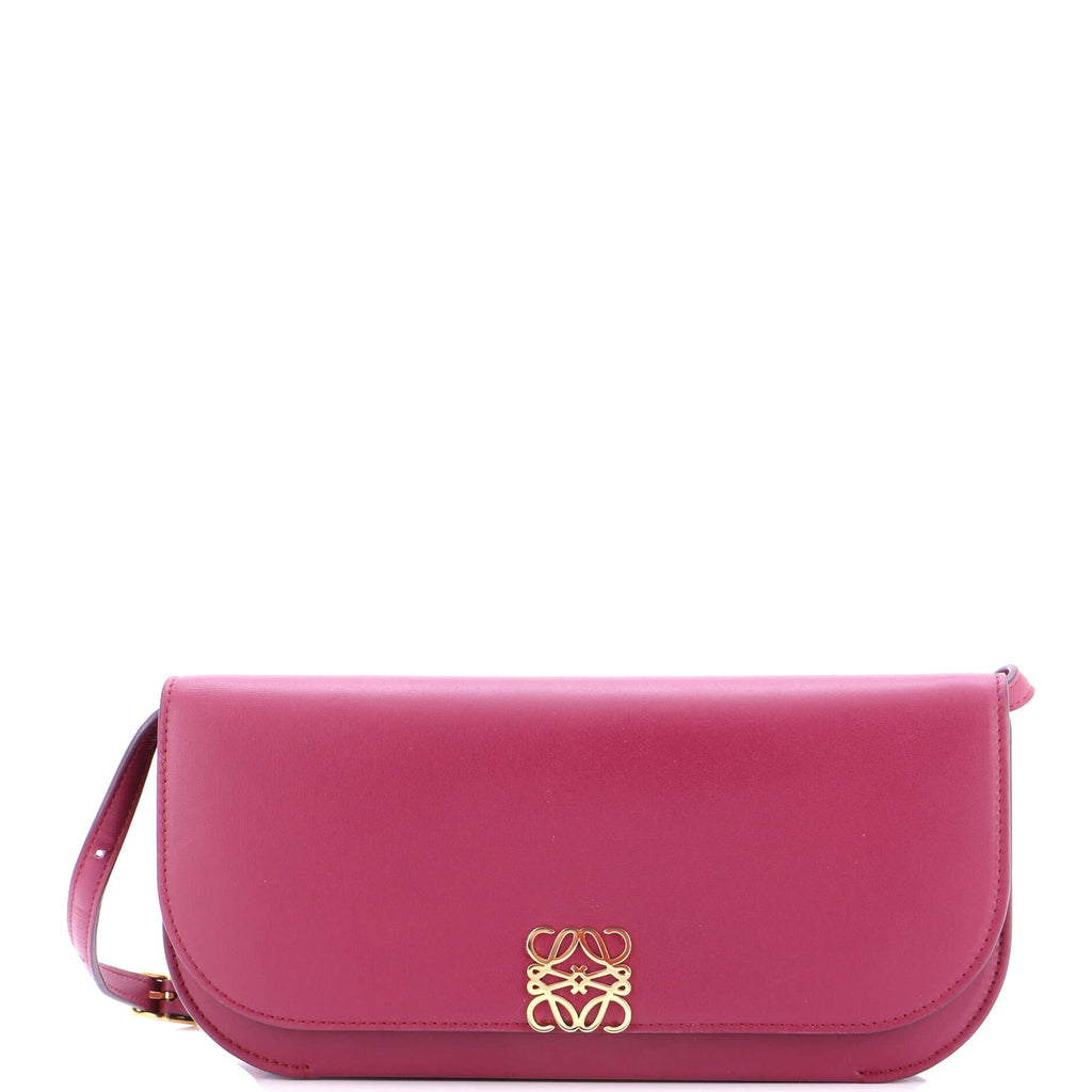 Pre Owned Loewe Goya Shoulder Bag Leather Long