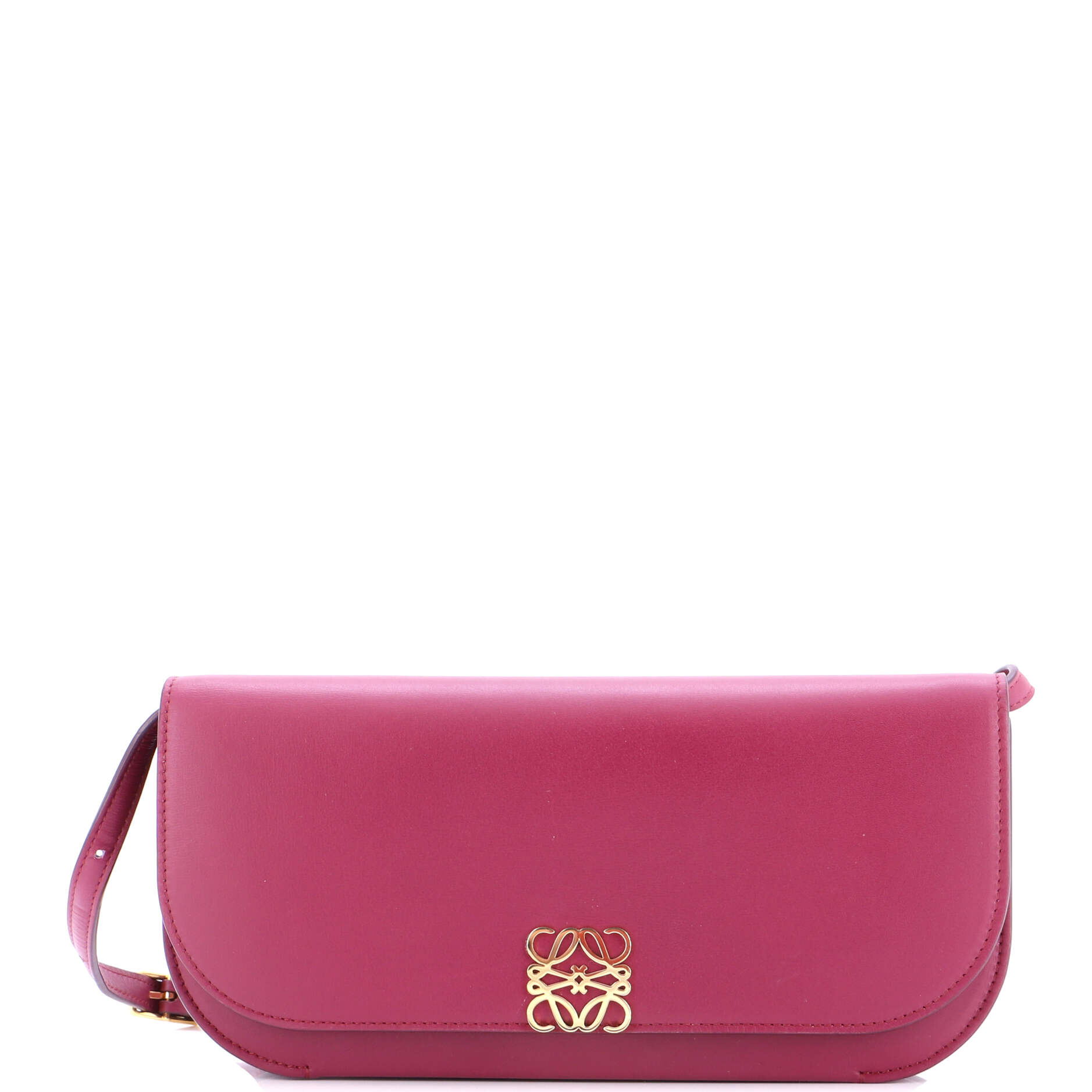 Pre Owned Loewe Goya Shoulder Bag Leather Long