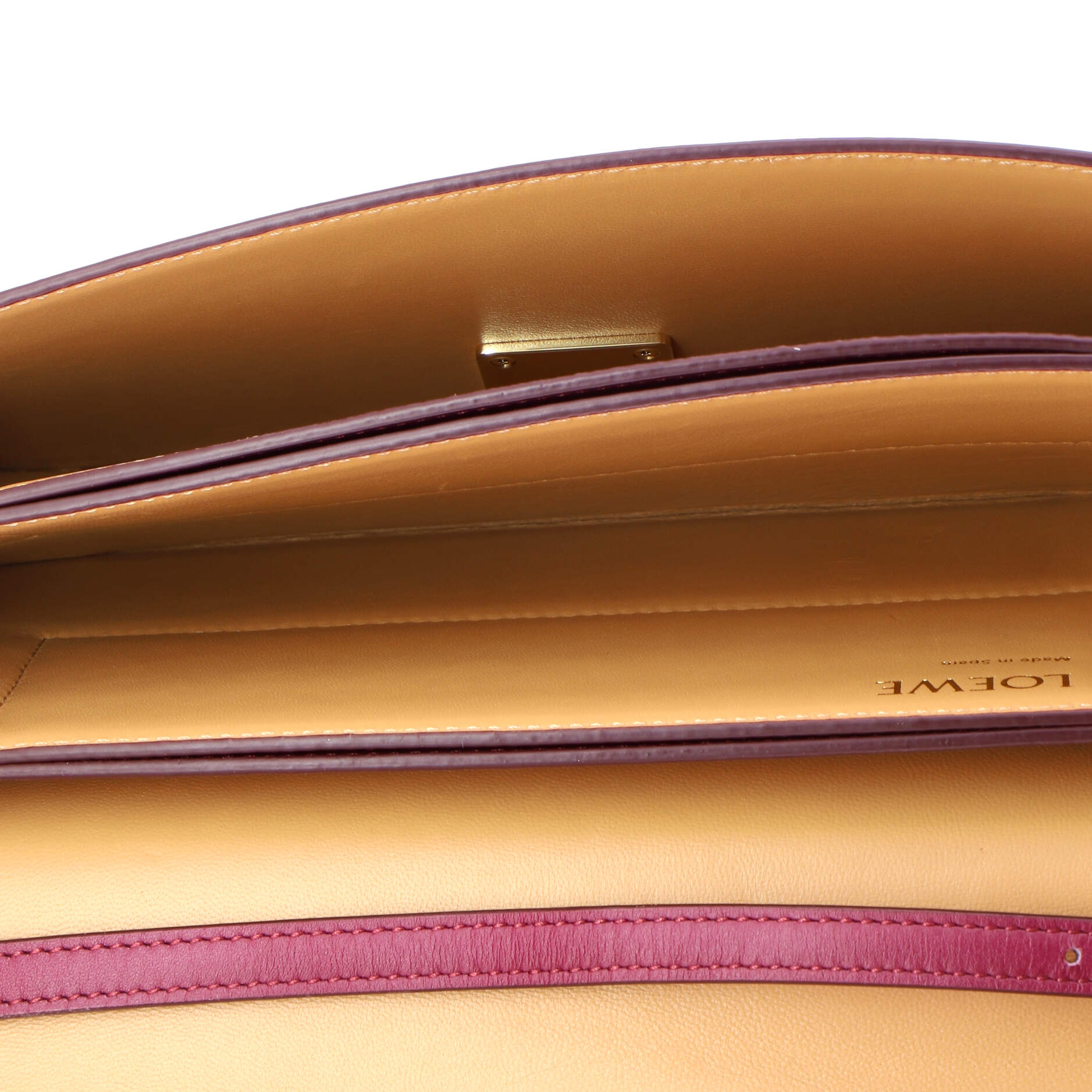 Pre Owned Loewe Goya Shoulder Bag Leather Long