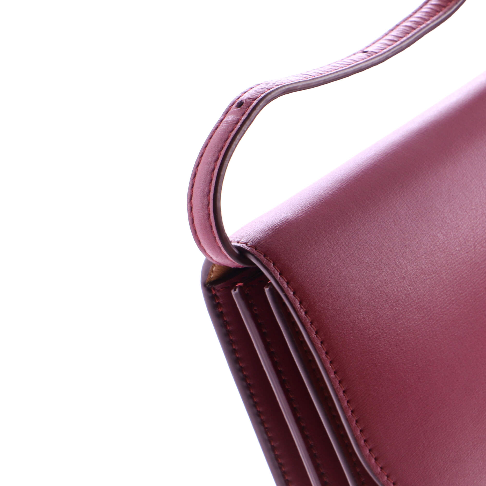 Pre Owned Loewe Goya Shoulder Bag Leather Long