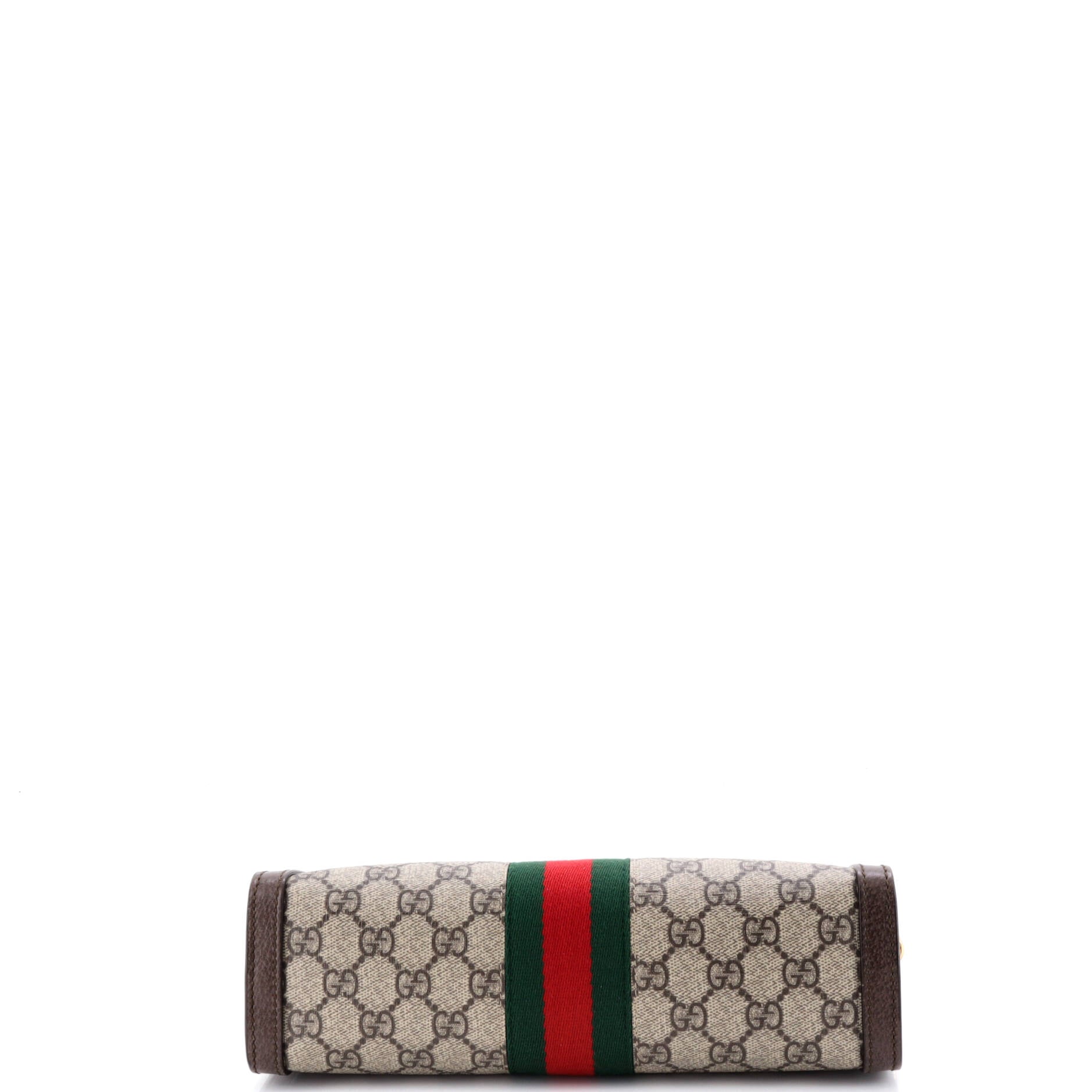 Pre Owned Gucci Ophidia Chain Shoulder Bag GG Coated Canvas Small