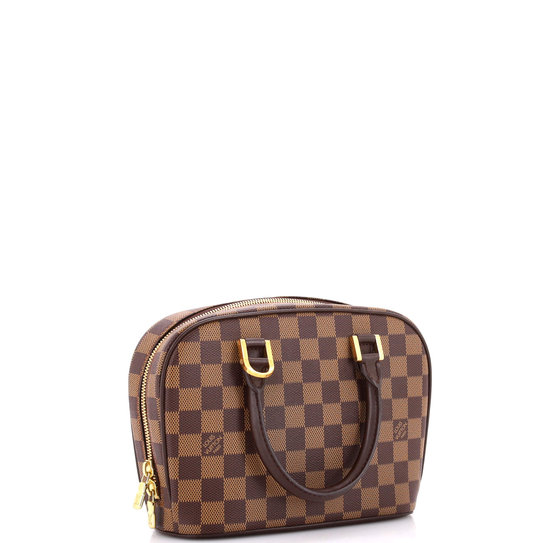 Pre Owned Louis Vuitton Sarria Handbag Damier Mini