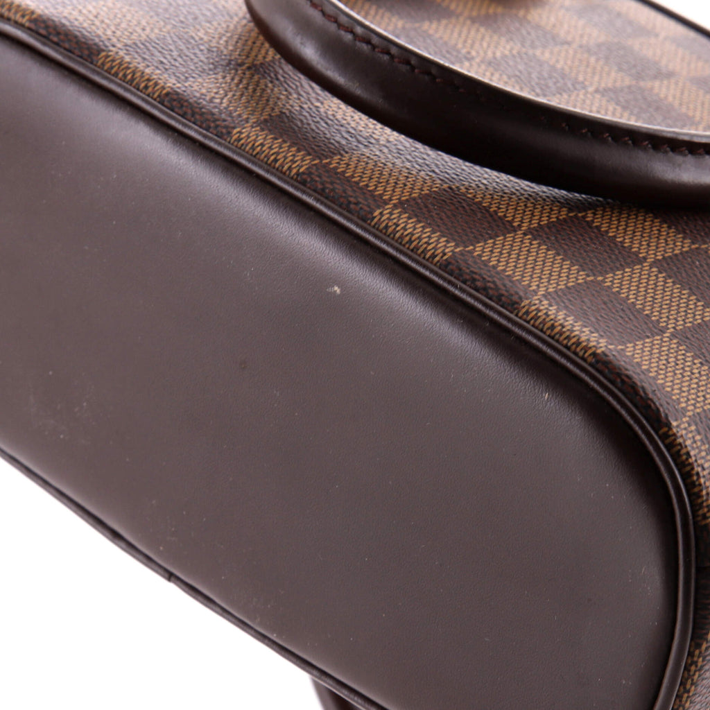 Pre Owned Louis Vuitton Sarria Handbag Damier Mini