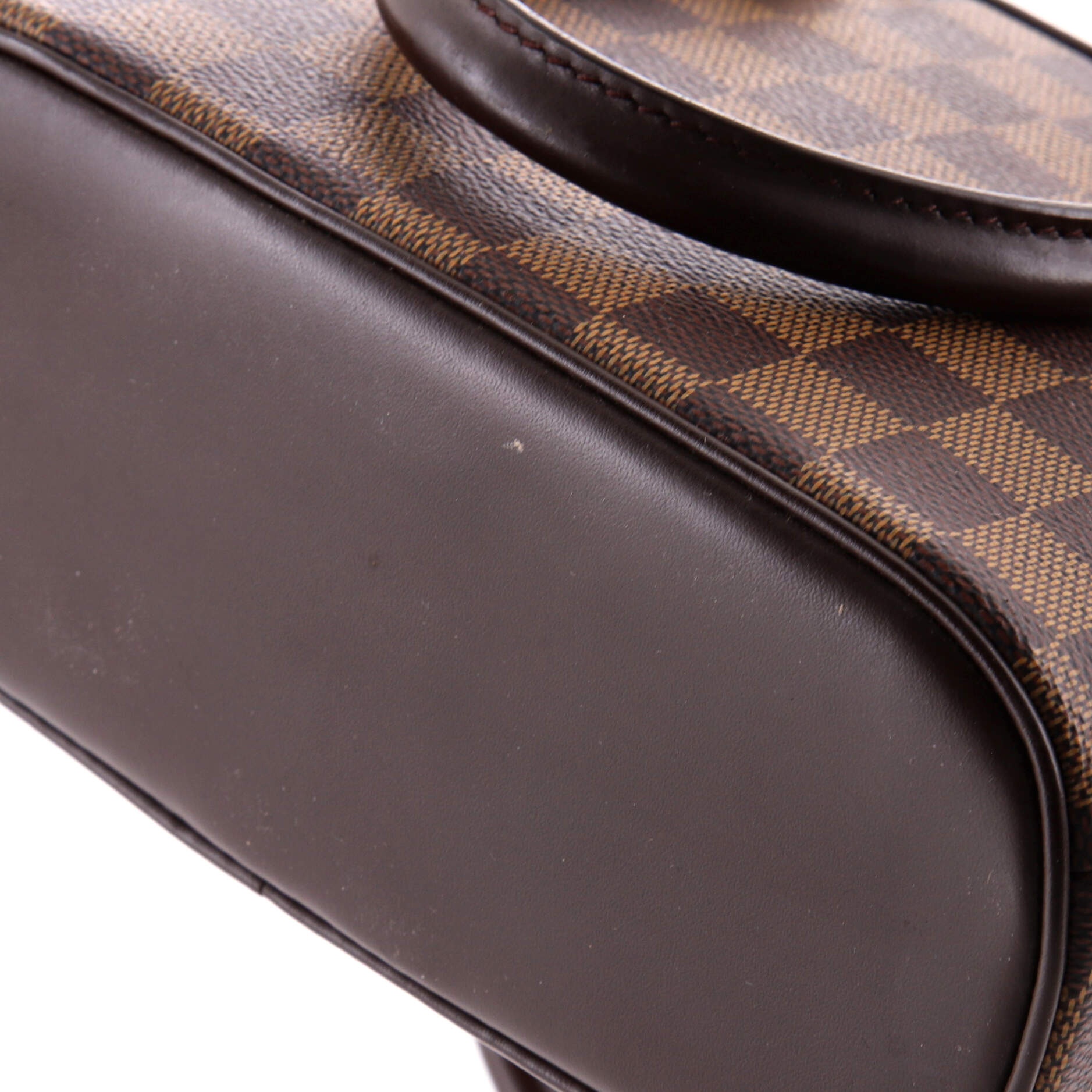 Pre Owned Louis Vuitton Sarria Handbag Damier Mini