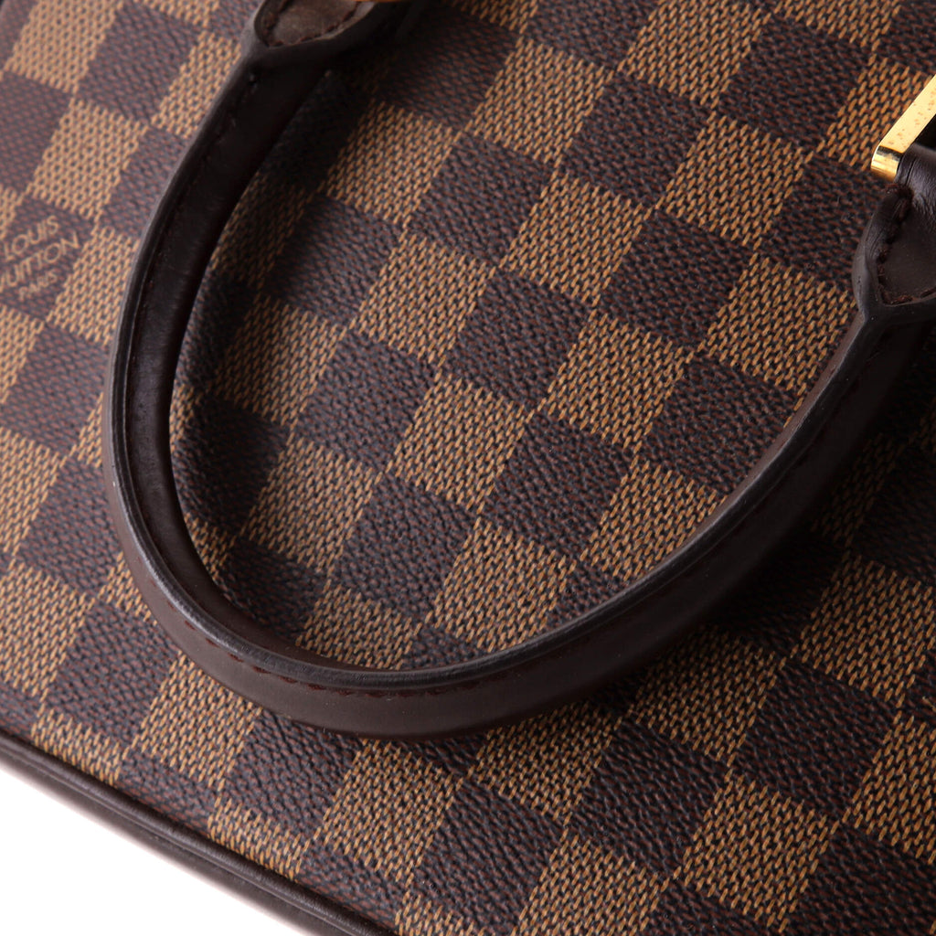 Pre Owned Louis Vuitton Sarria Handbag Damier Mini