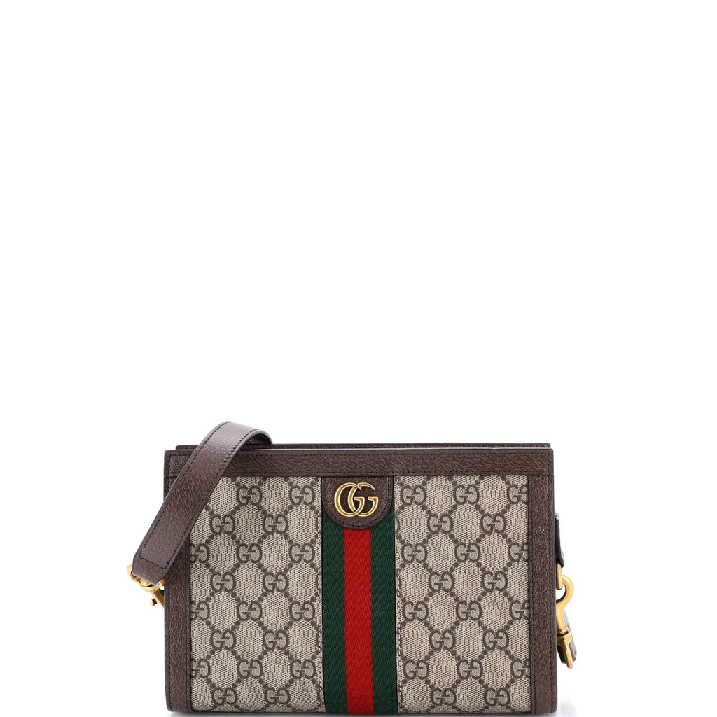 Pre Owned Gucci Ophidia Convertible Shoulder Bag GG Coated Canvas Small