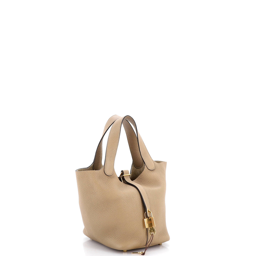 Pre Owned Hermes Picotin Lock Bag Clemence PM