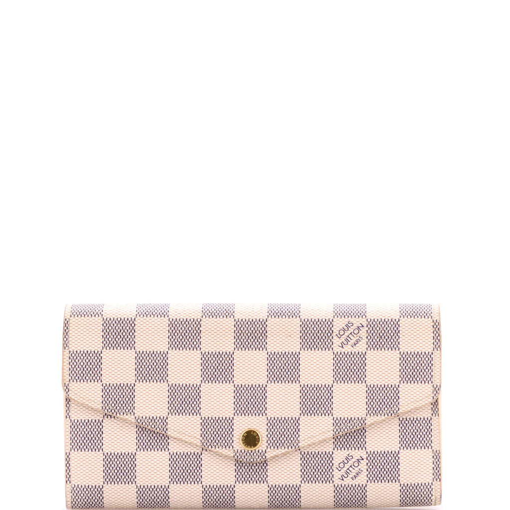 Pre Owned Louis Vuitton Sarah Wallet NM Damier