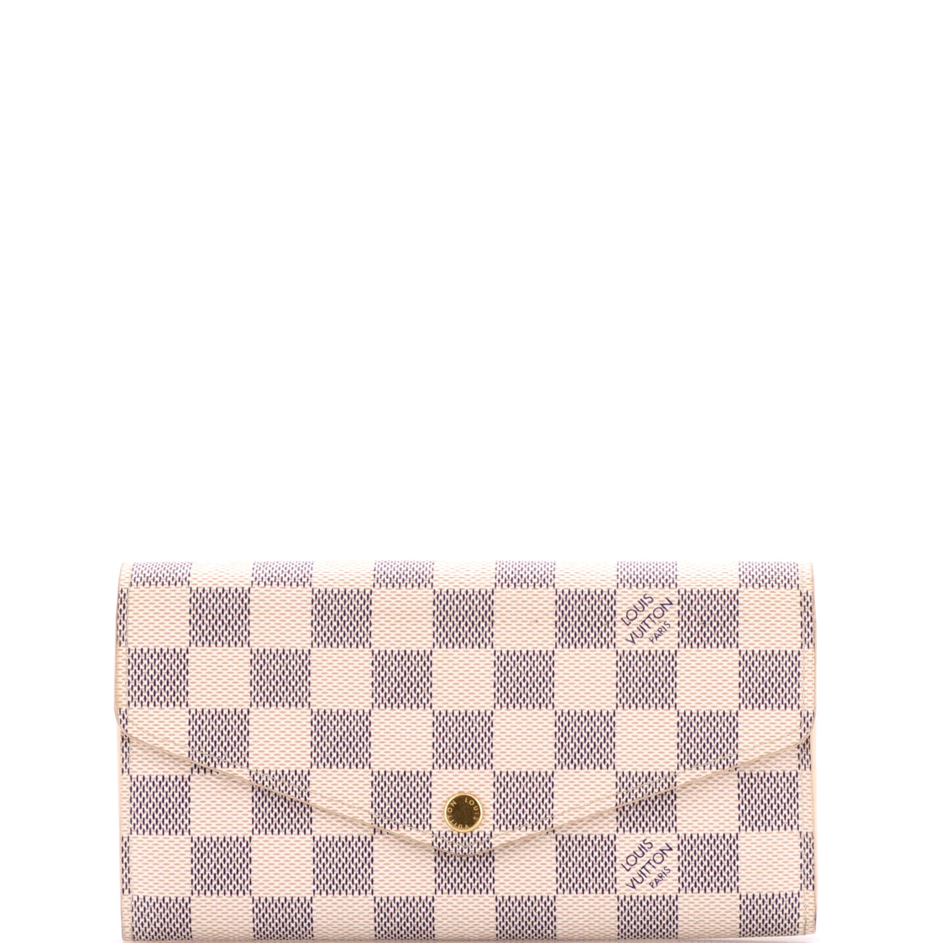 Pre Owned Louis Vuitton Sarah Wallet NM Damier