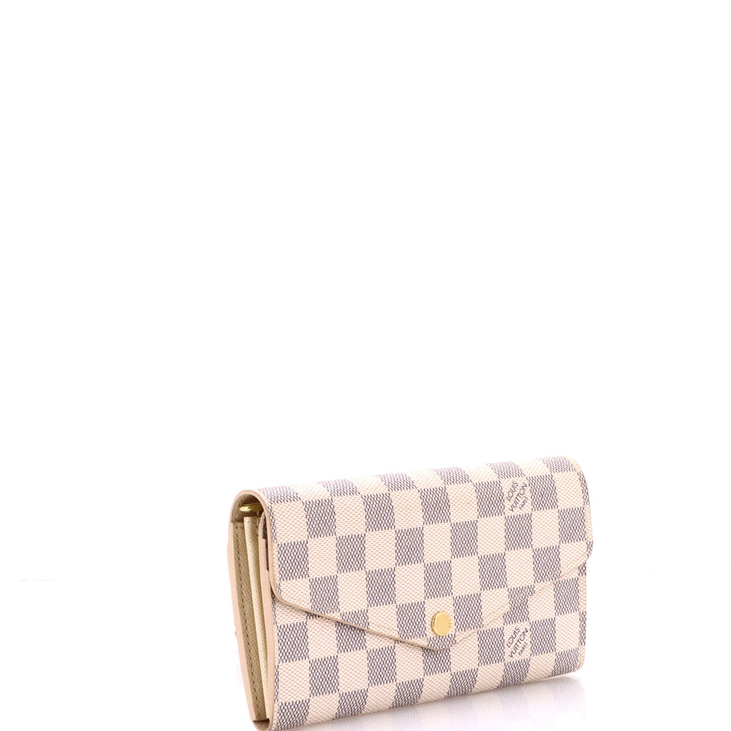 Pre Owned Louis Vuitton Sarah Wallet NM Damier