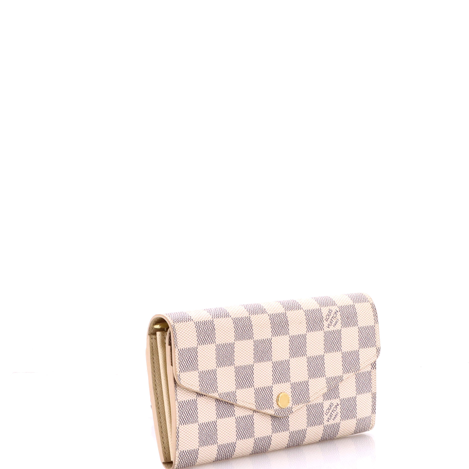 Pre Owned Louis Vuitton Sarah Wallet NM Damier