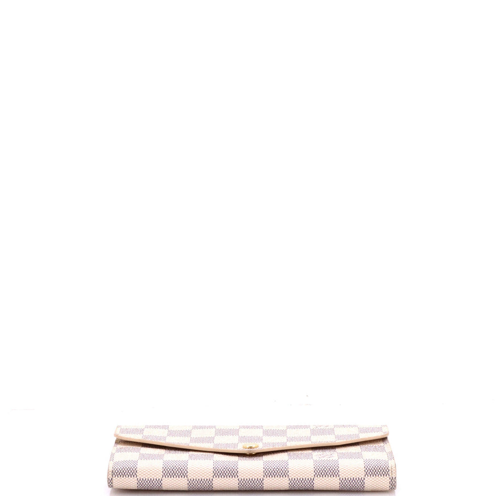 Pre Owned Louis Vuitton Sarah Wallet NM Damier