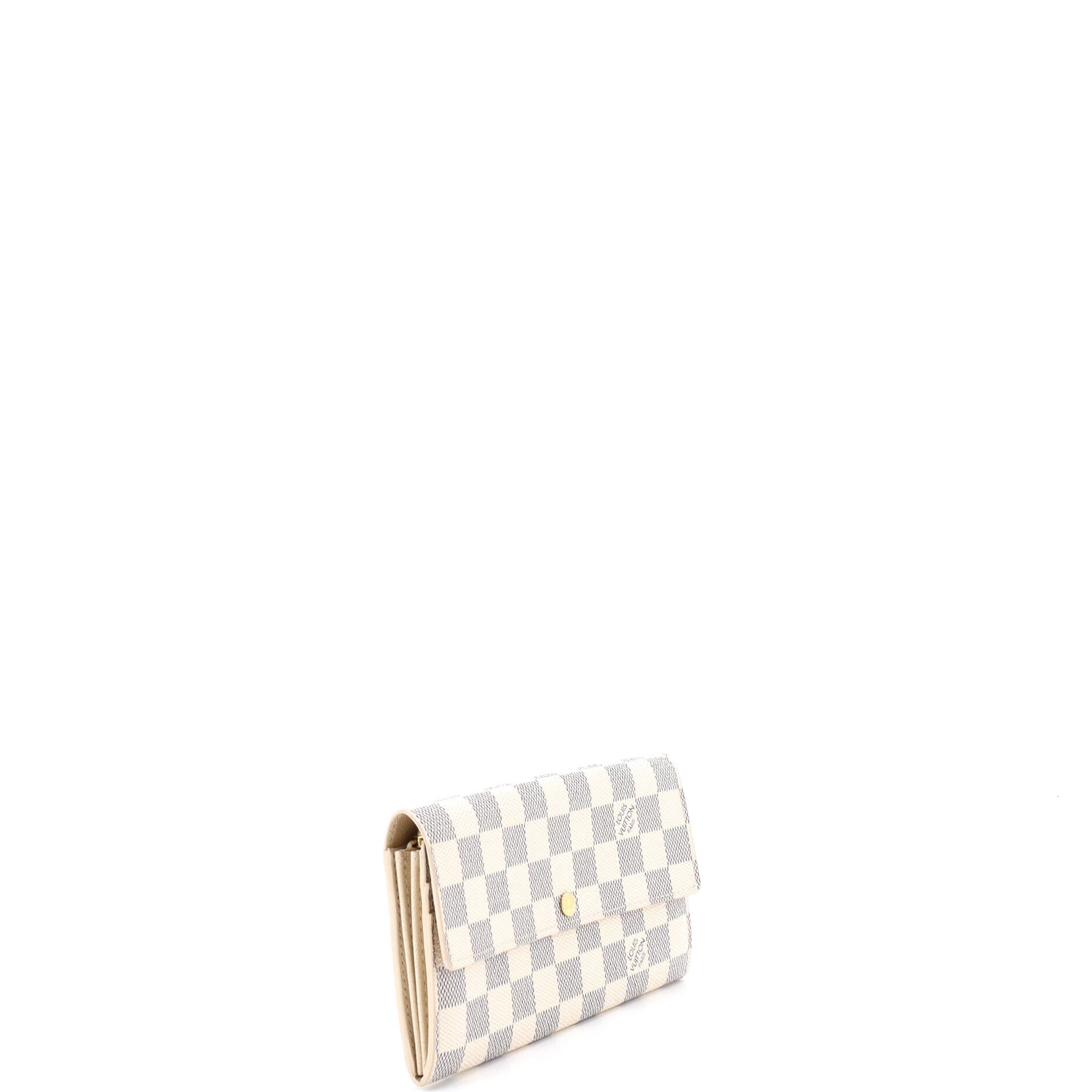 Pre Owned Louis Vuitton Sarah Wallet Damier