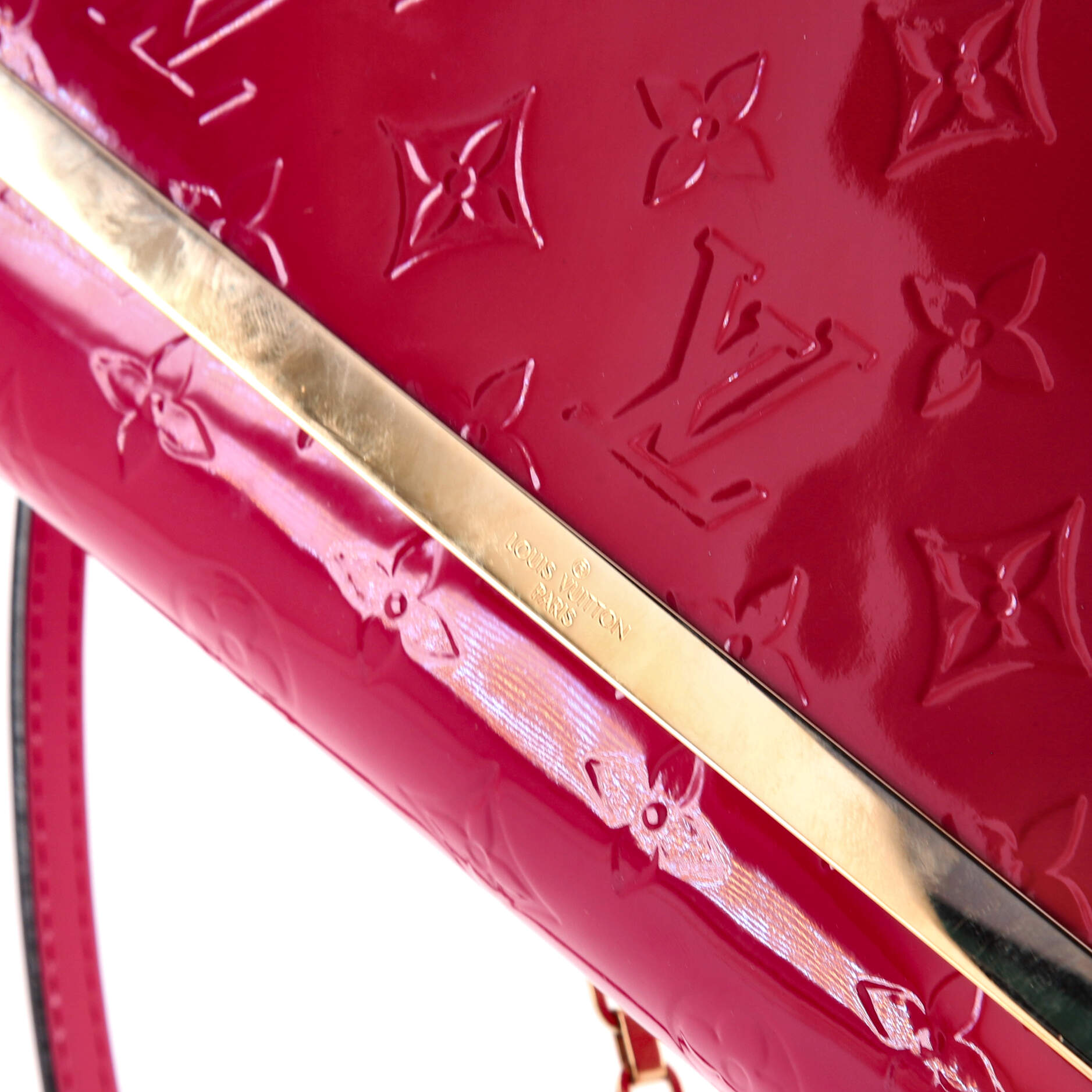 Pre Owned Louis Vuitton Ana Bag Monogram Vernis