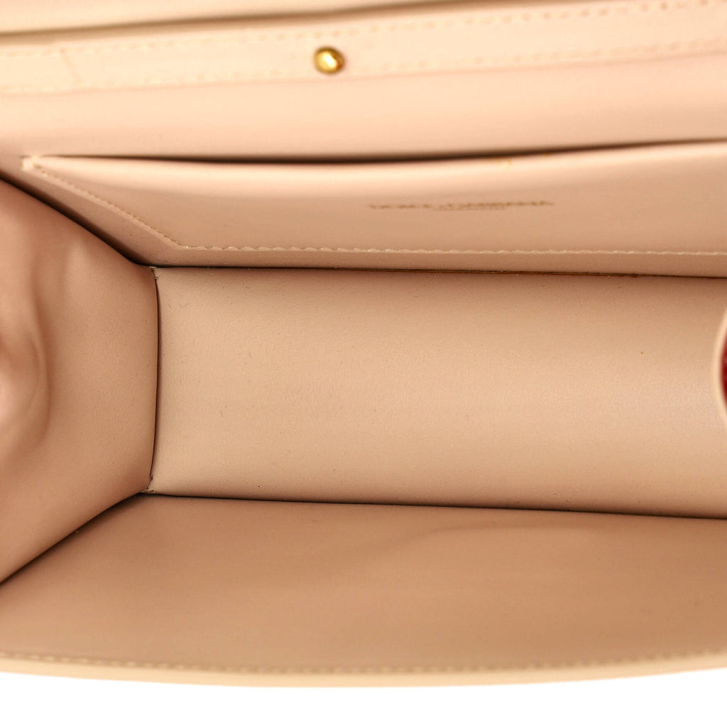 Pre Owned Dolce & Gabbana Devotion Top Handle Bag Leather Small