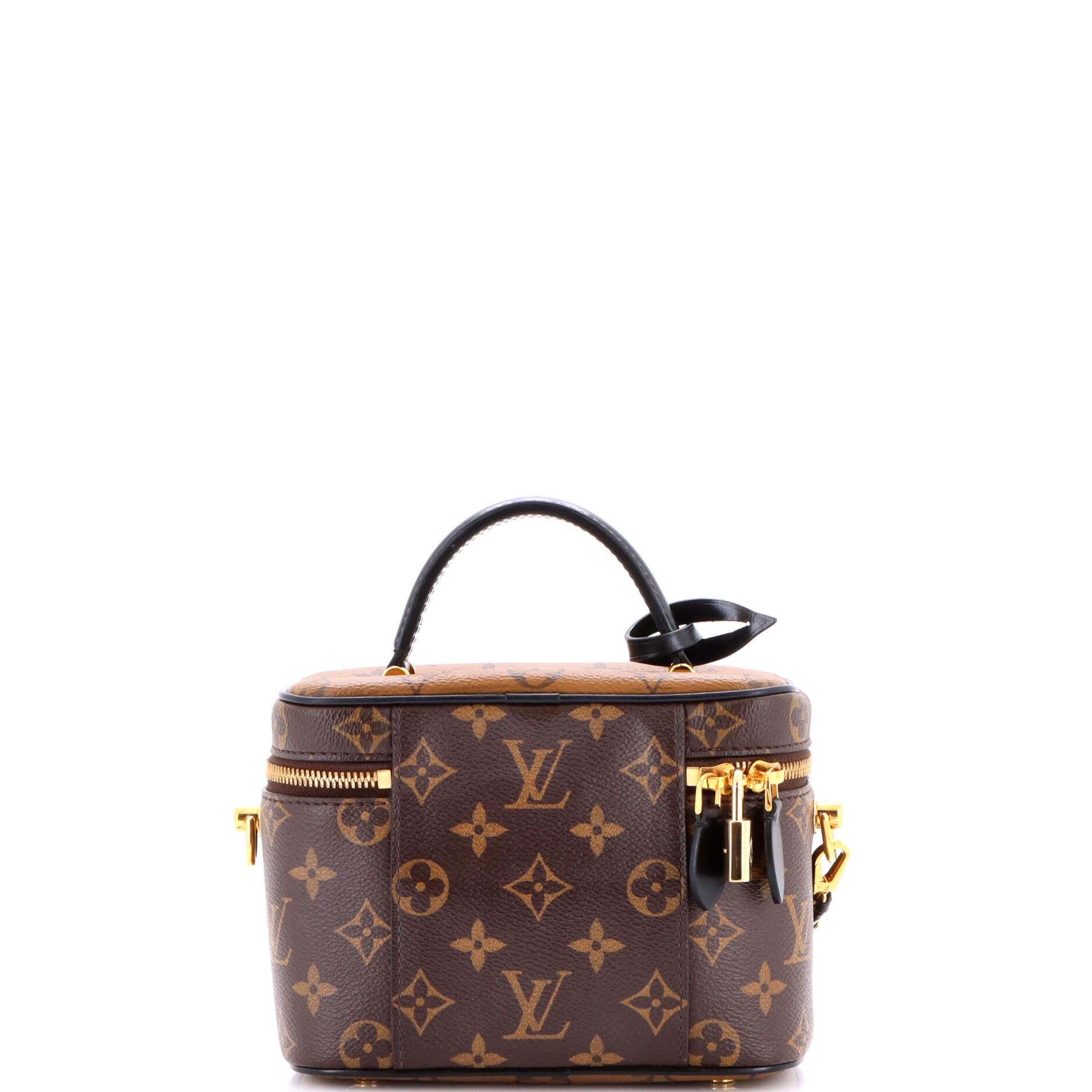 Pre Owned Louis Vuitton Vanity Handbag Reverse Monogram Canvas PM