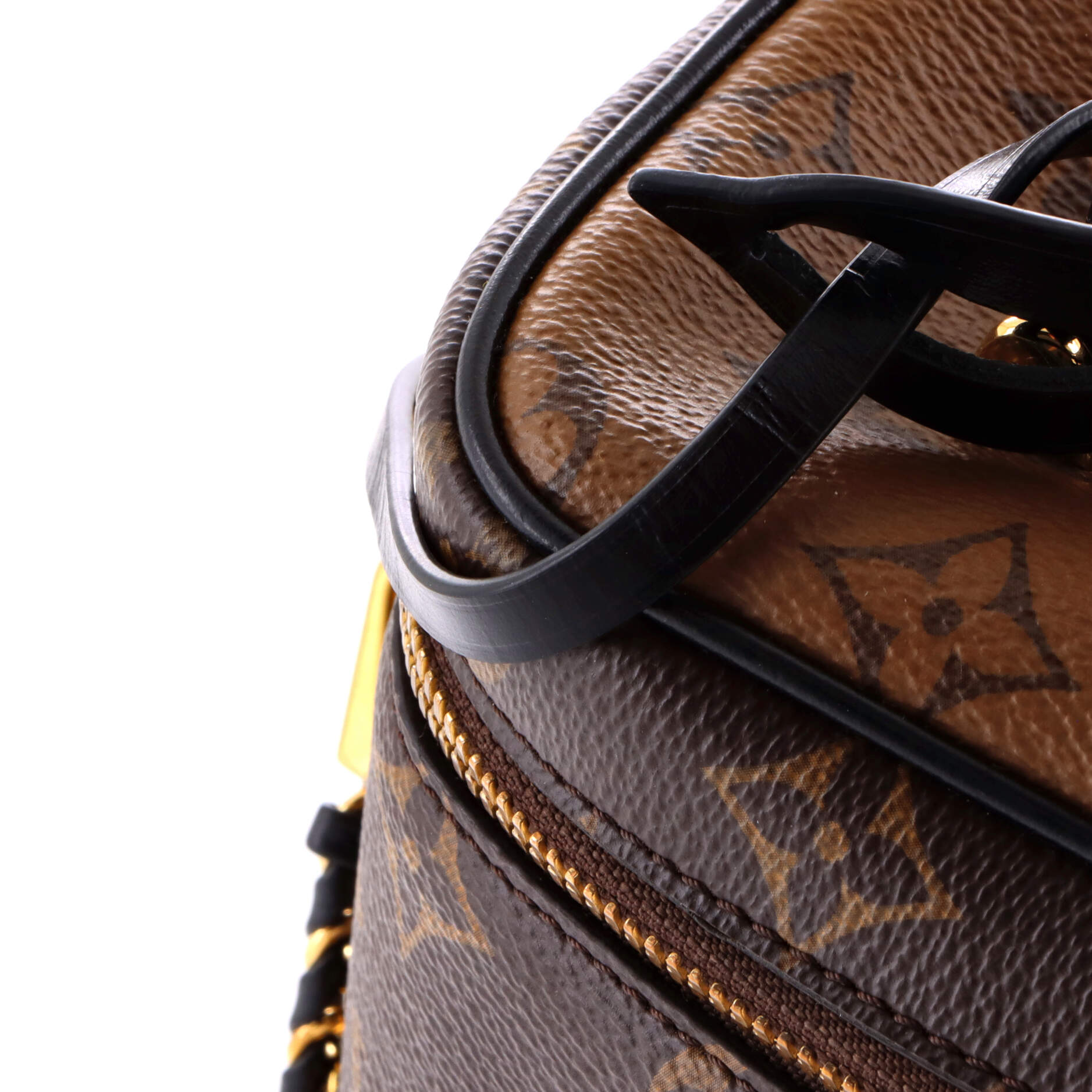 Pre Owned Louis Vuitton Vanity Handbag Reverse Monogram Canvas PM