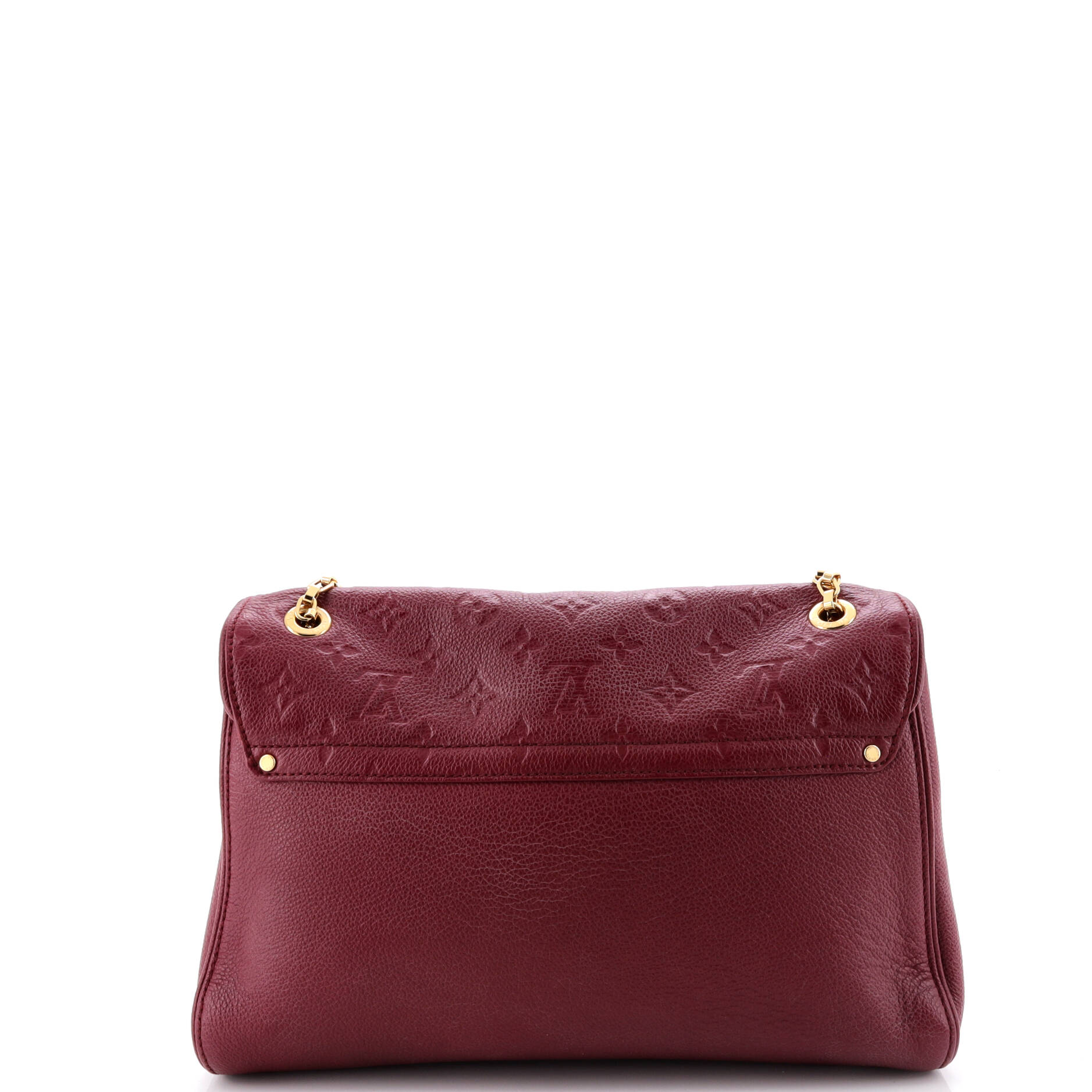 Pre Owned Louis Vuitton Saint Germain Handbag Monogram Empreinte Leather MM