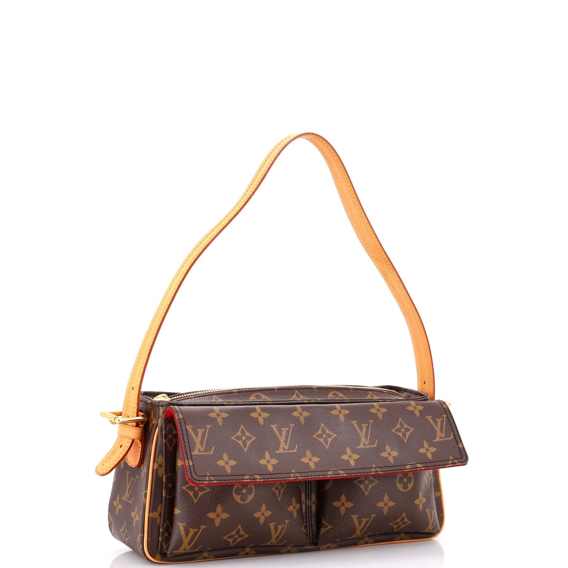 Pre Owned Louis Vuitton Viva Cite Handbag Monogram Canvas MM