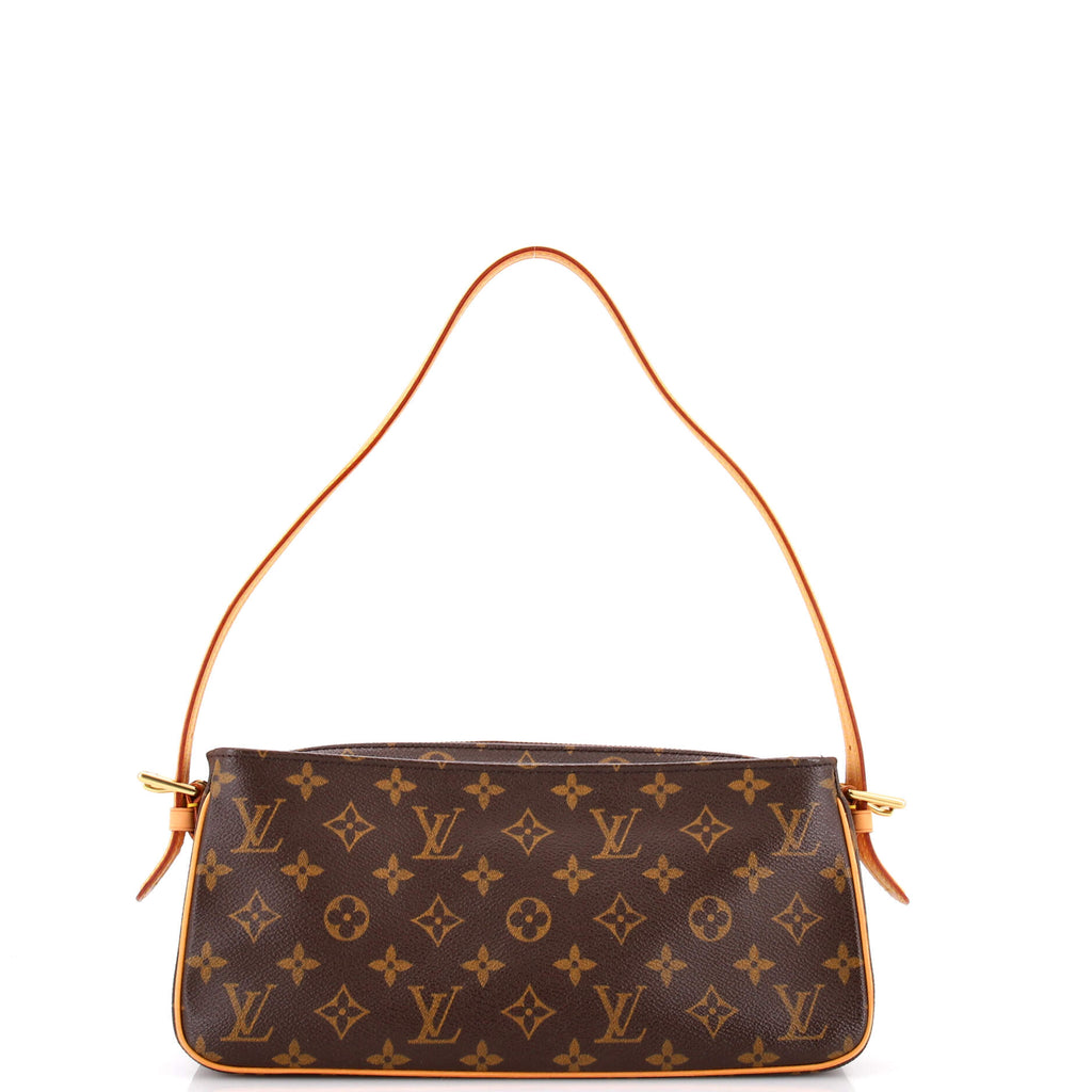 Pre Owned Louis Vuitton Viva Cite Handbag Monogram Canvas MM