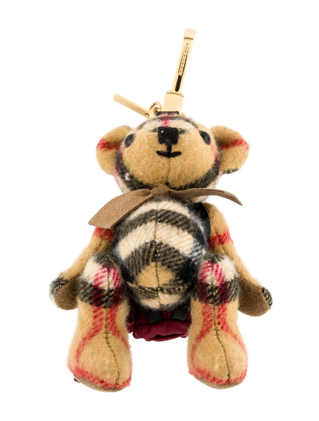 Pre Owned Burberry Bear Keychain