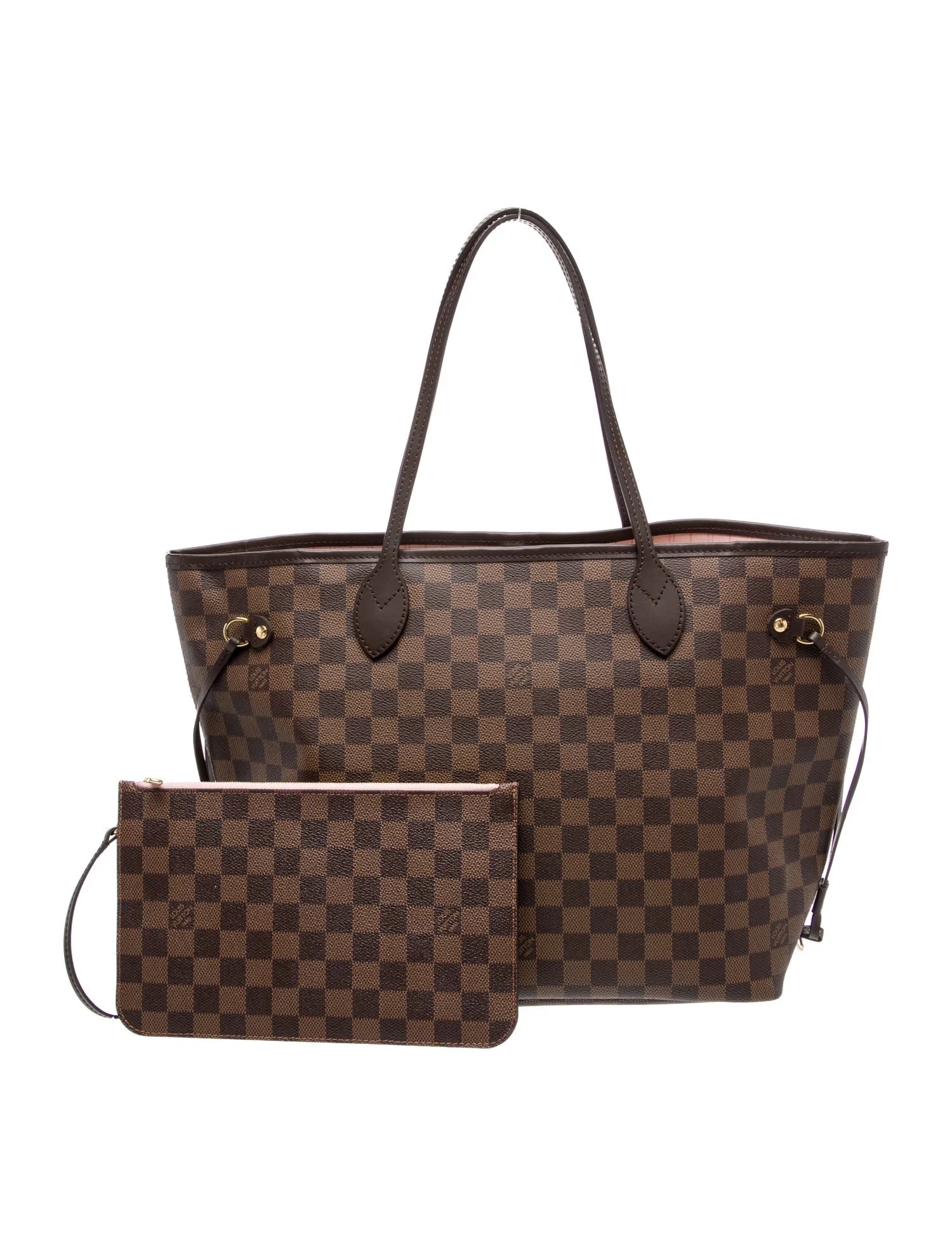 Pre Owned Louis Vuitton Damier Ebene Neverfull MM