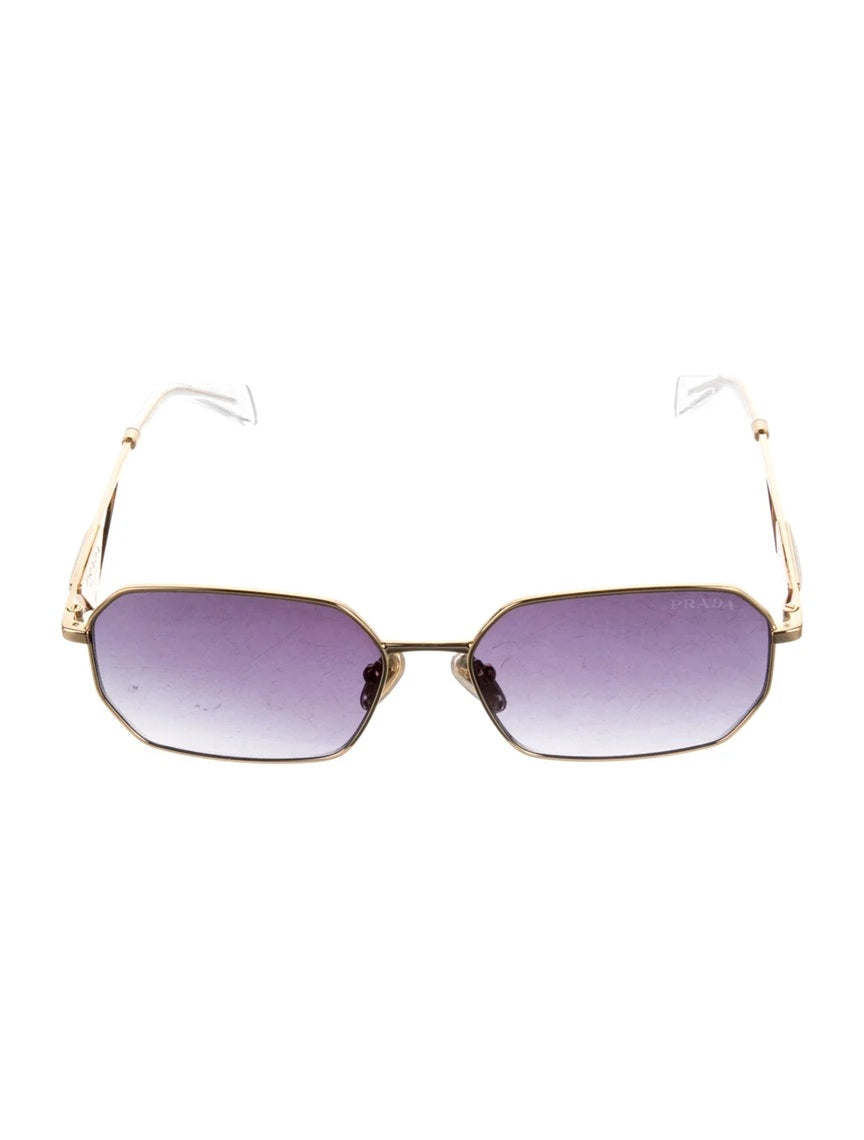 Pre Owned Prada  Square Gradient Sunglasses