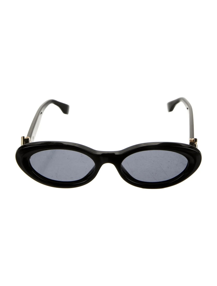 Pre Owned Fendi  Round Tinted Sunglasses