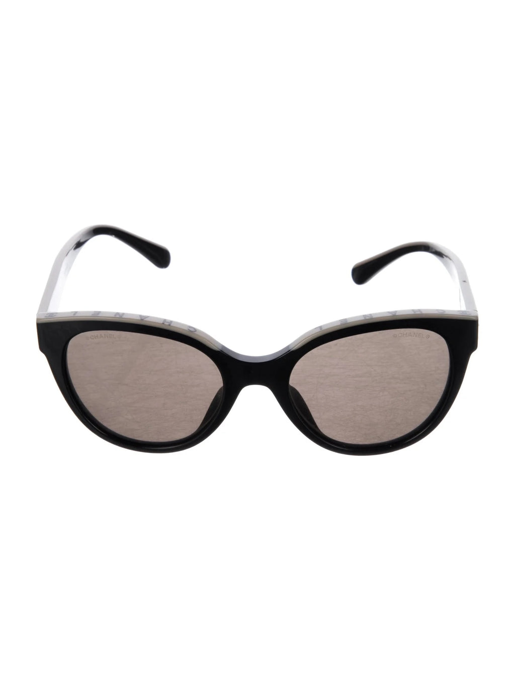 Pre Owned Chanel  Interlocking CC Logo Oversize Sunglasses