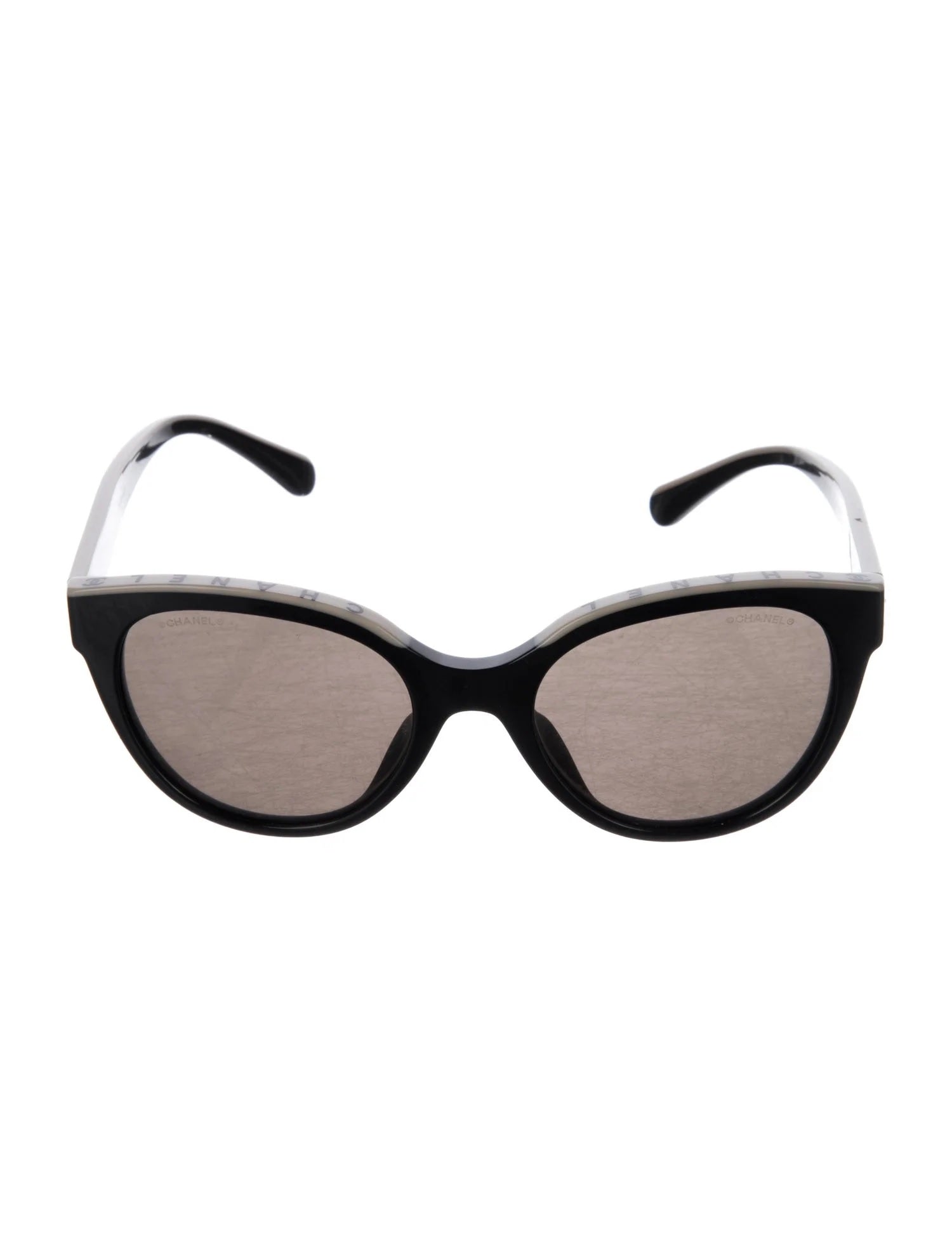 Pre Owned Chanel  Interlocking CC Logo Oversize Sunglasses