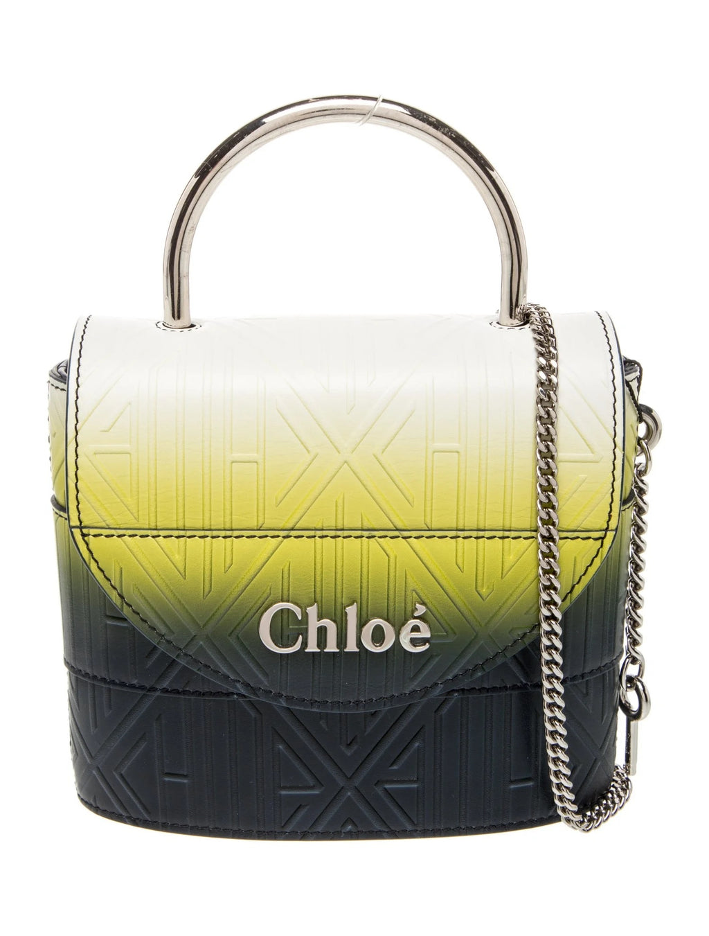 Pre Owned Chloé  Leather Top Handle Bag