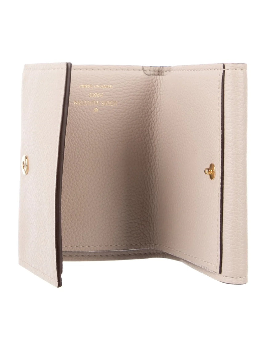 Pre Owned Louis Vuitton  2021 Leather Lockmini Wallet