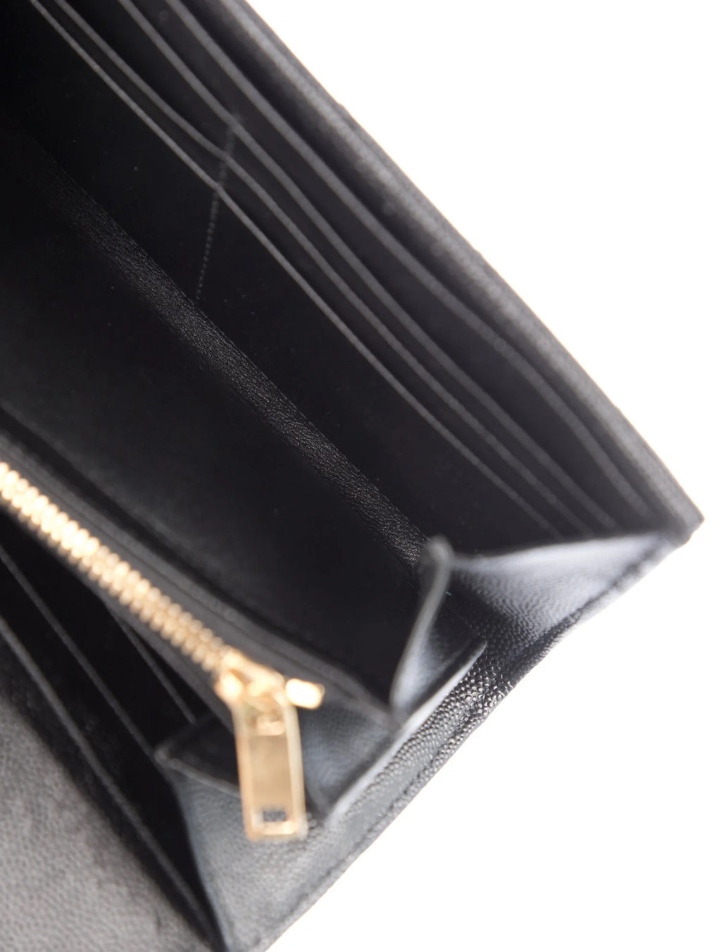 Pre Owned Saint Laurent  Leather Printed Wallet