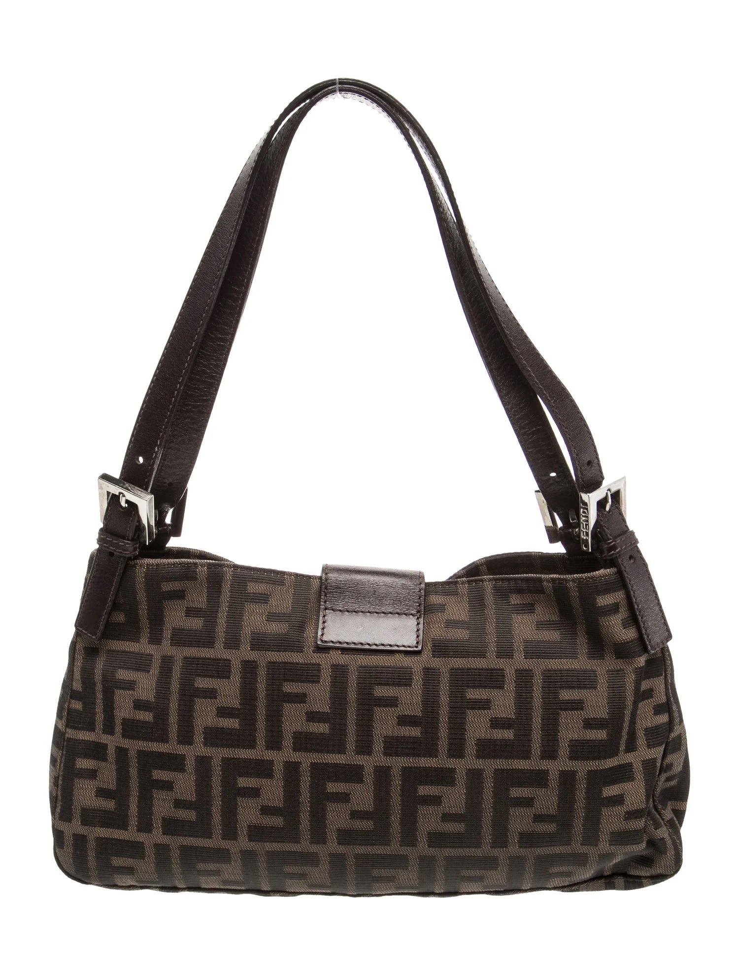 Pre Owned Fendi Zucca FF Top Handle Bag