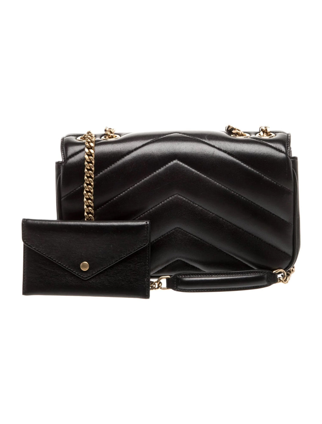 Pre Owned Saint Laurent Leather LouLou