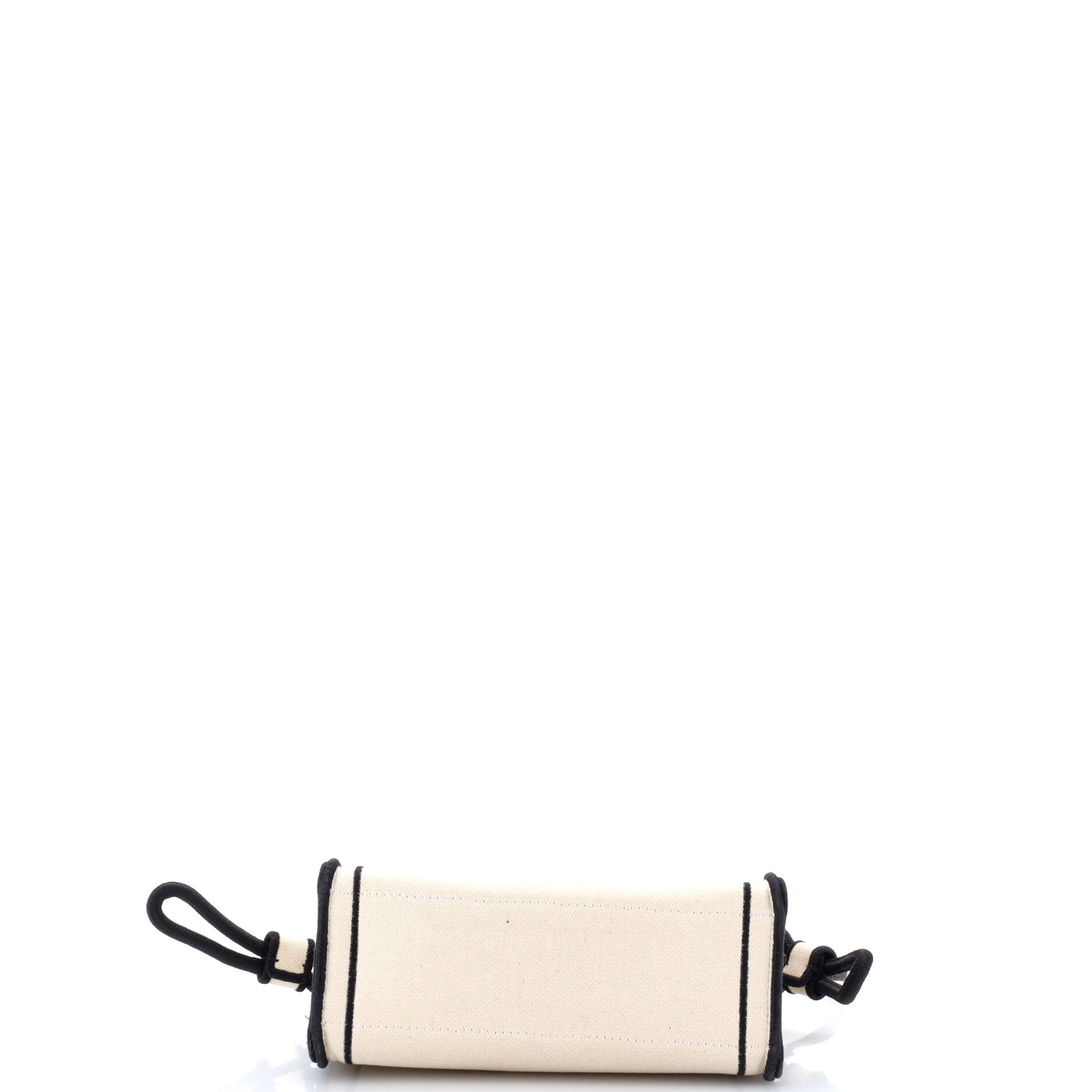 Pre Owned Fendi Roma Shopper Tote Canvas Mini