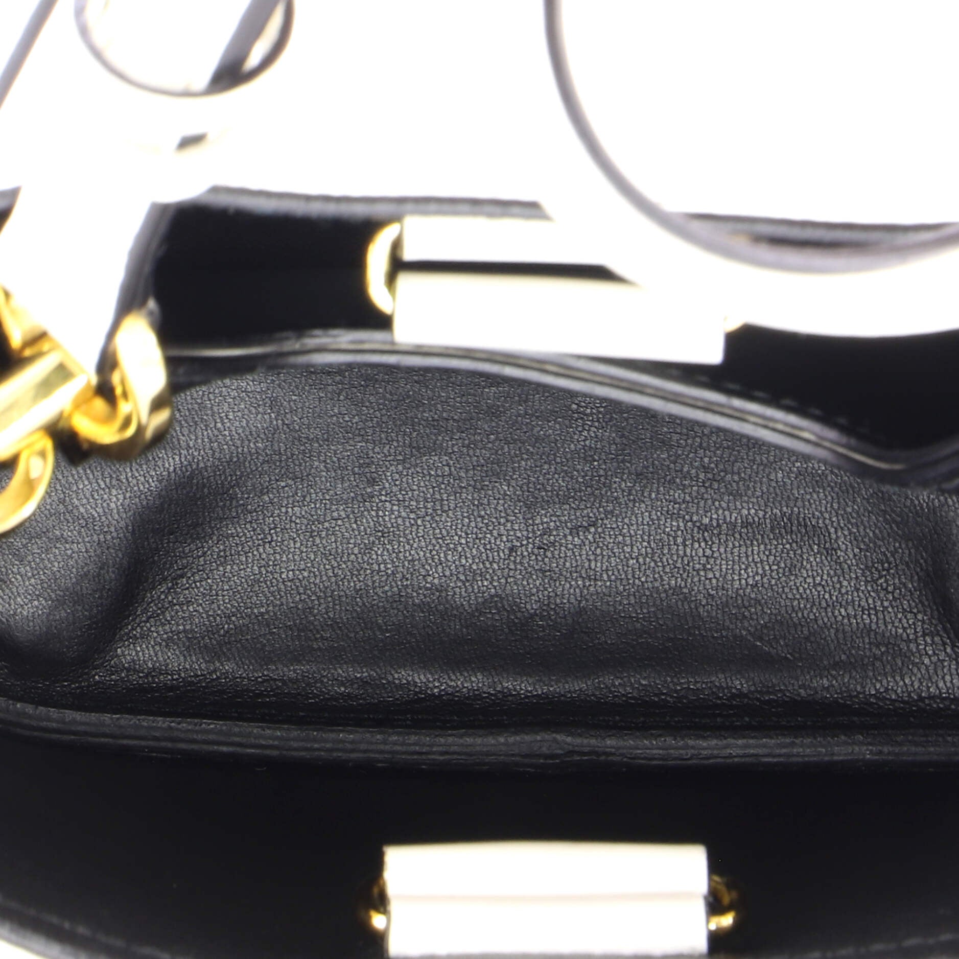 Pre Owned Prada Panier Bucket Bag Saffiano Leather Small