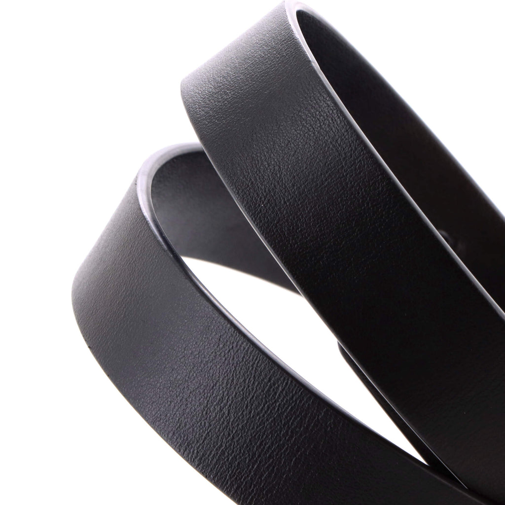 Pre Owned Christian Dior 30 Montaigne Cut-Out Belt Leather Thin