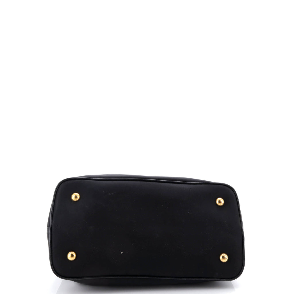 Pre Owned Prada Convertible Open Tote Tessuto Small