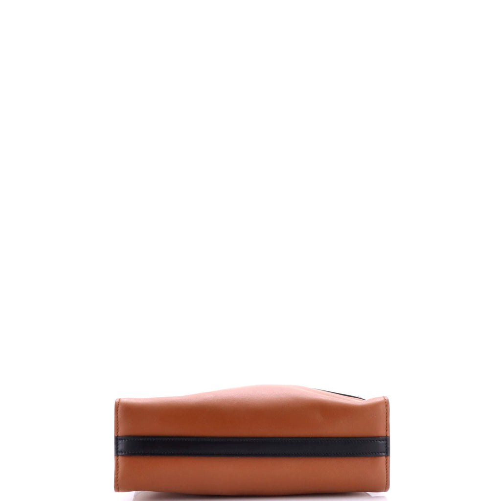 Pre Owned Prada Bibliotheque Shoulder Bag City Calfskin Small
