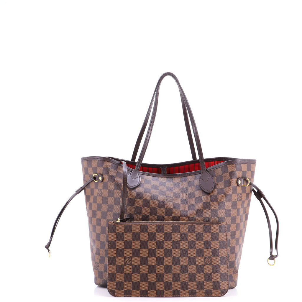 Pre Owned Louis Vuitton Neverfull NM Tote Damier MM