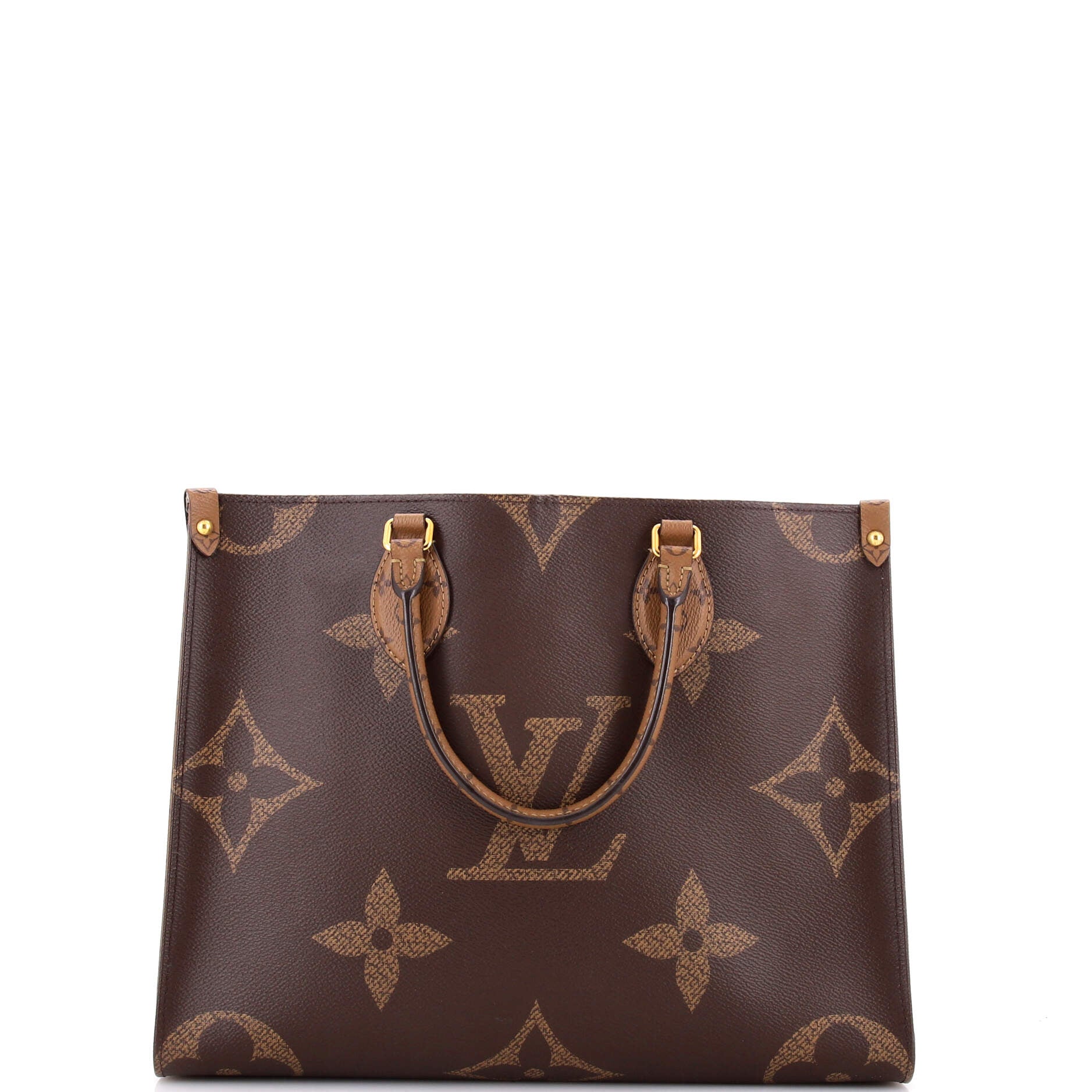 Pre Owned Louis Vuitton OnTheGo Tote Reverse Monogram Giant MM