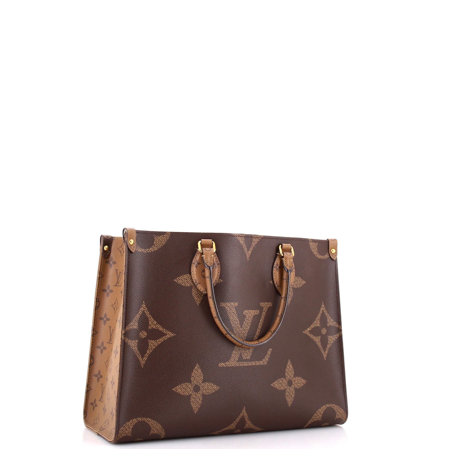 Pre Owned Louis Vuitton OnTheGo Tote Reverse Monogram Giant MM