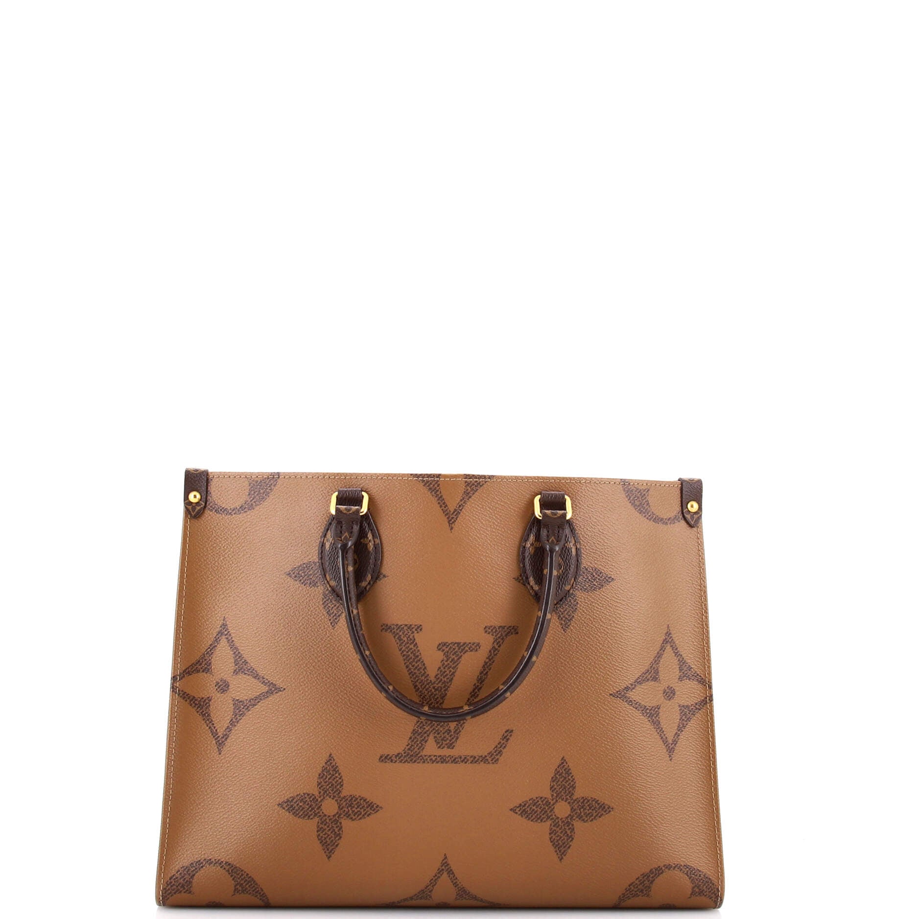 Pre Owned Louis Vuitton OnTheGo Tote Reverse Monogram Giant MM