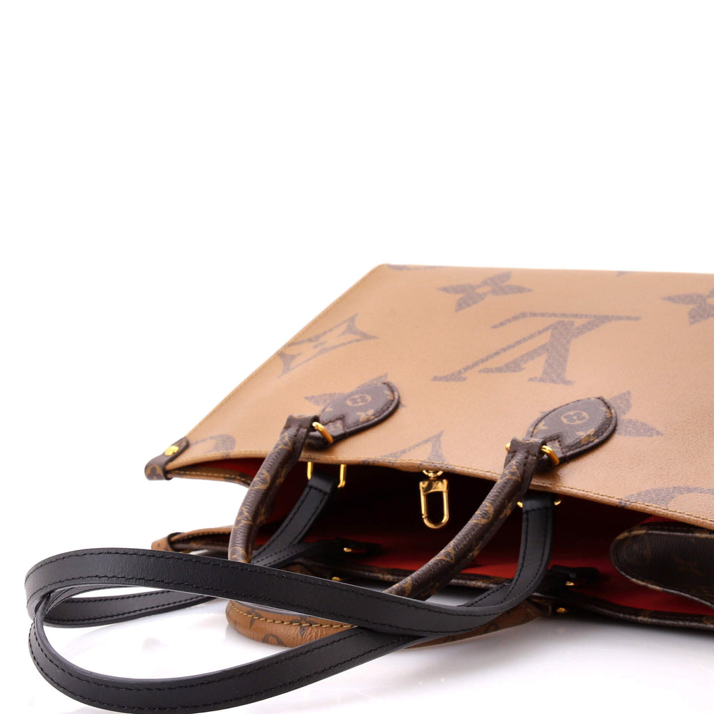 Pre Owned Louis Vuitton OnTheGo Tote Reverse Monogram Giant MM