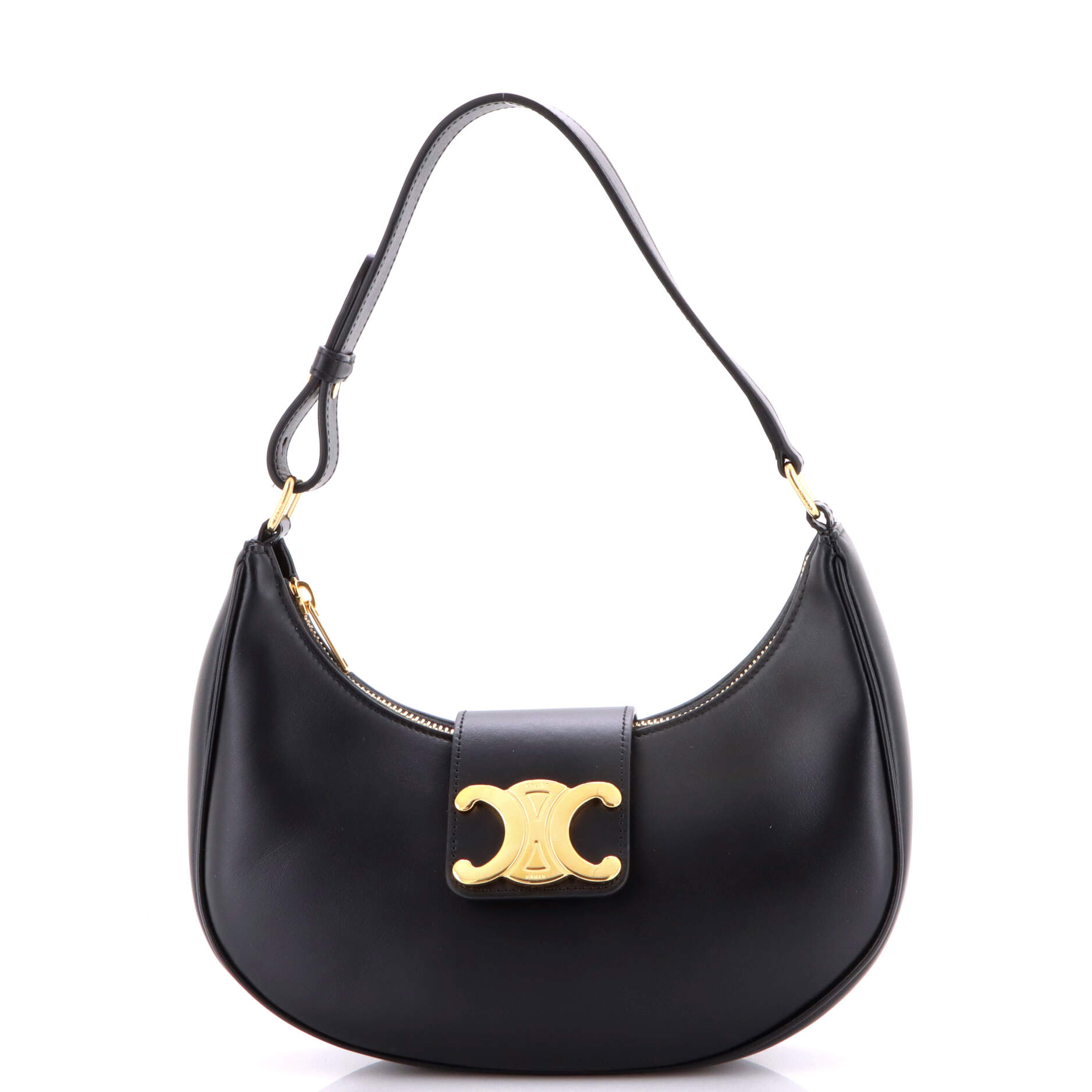 Pre Owned Celine Ava Triomphe Bag Leather