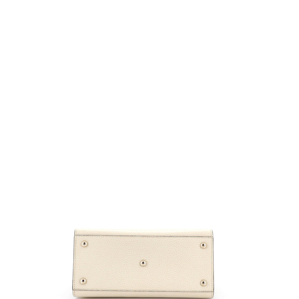 Pre Owned Gucci Soho Convertible Top Handle Satchel Leather Small