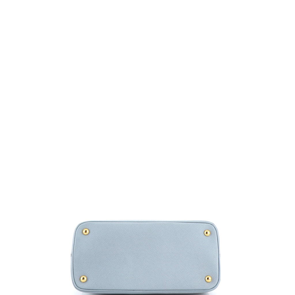 Pre Owned Prada Open Promenade Bag Saffiano Leather Medium